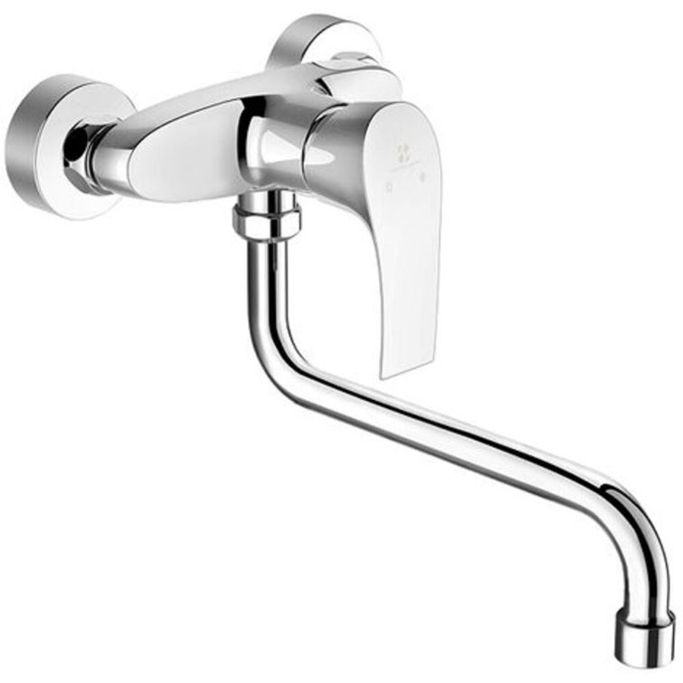 Belfry Kitchen Küchenarmatur mit Langem Auslauf Zur Aufputz-Wandmontage